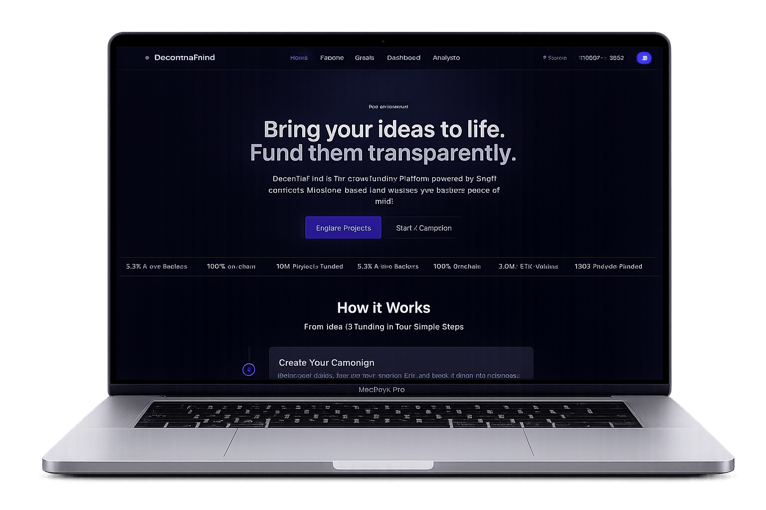 DecentraFund preview